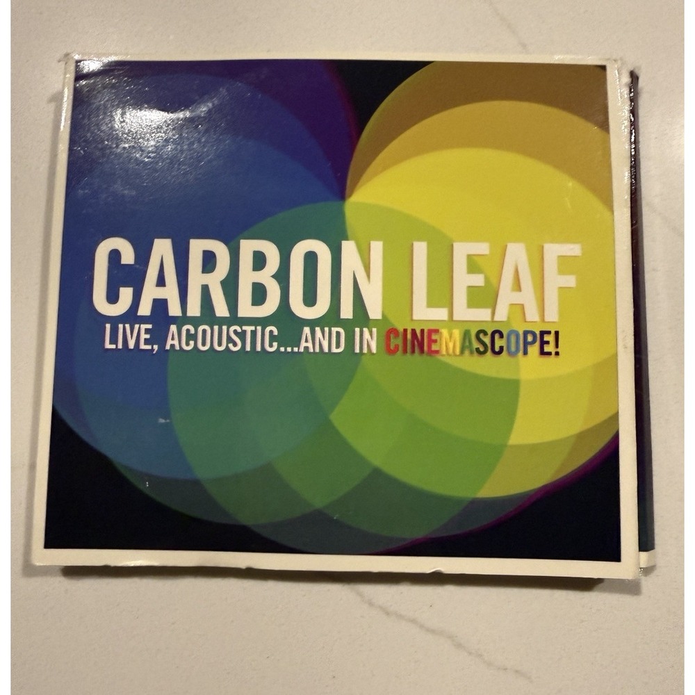 Carbon Leaf Live, Acoustic..and In Cinemascope Includes CD1 & DVD - No CD2
